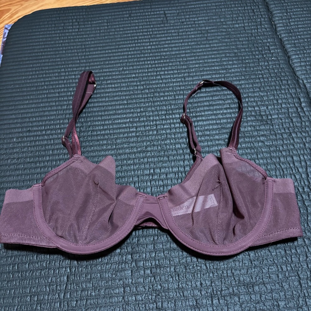 Auden 34A, unlined bra with underwire.